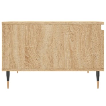 vidaXL Τραπεζάκι Σαλονιού Sonoma Δρυς 55x55x36,5cm Επεξεργασμένο Ξύλο 1 τεμ.
