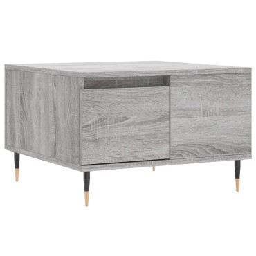 vidaXL Τραπεζάκι Σαλονιού Γκρι Sonoma 55x55x36,5cm Επεξεργασμένο Ξύλο 1 τεμ.