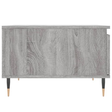 vidaXL Τραπεζάκι Σαλονιού Γκρι Sonoma 55x55x36,5cm Επεξεργασμένο Ξύλο 1 τεμ.