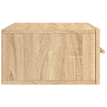 vidaXL Κομοδίνα Επιτοίχια Sonoma Δρυς 35x35x20cm