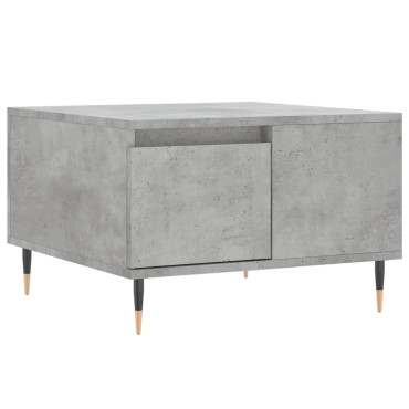 vidaXL Τραπεζάκι Σαλονιού Γκρι Σκυρ. 55x55x36,5cm Επεξεργ. Ξύλο 1 τεμ.