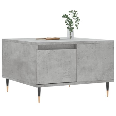 vidaXL Τραπεζάκι Σαλονιού Γκρι Σκυρ. 55x55x36,5cm Επεξεργ. Ξύλο 1 τεμ.