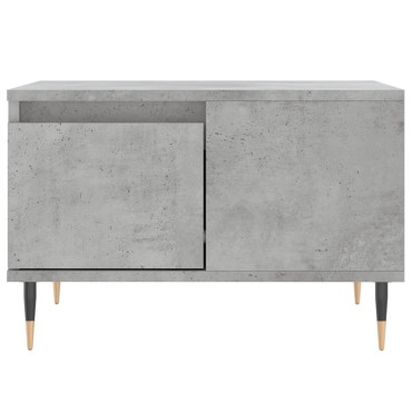 vidaXL Τραπεζάκι Σαλονιού Γκρι Σκυρ. 55x55x36,5cm Επεξεργ. Ξύλο 1 τεμ.