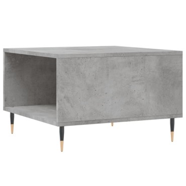 vidaXL Τραπεζάκι Σαλονιού Γκρι Σκυρ. 55x55x36,5cm Επεξεργ. Ξύλο 1 τεμ.