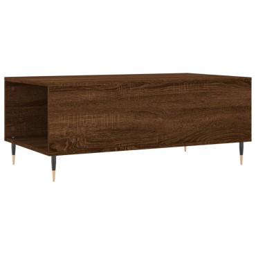 vidaXL Τραπεζάκι Σαλονιού Καφέ Δρυς 90x50x36,5cm Επεξεργασμ. Ξύλο 1 τεμ.