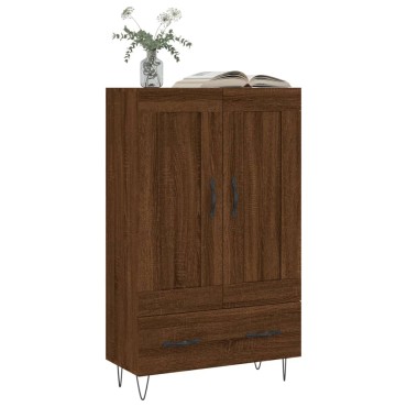 vidaXL Ντουλάπα Καφέ Δρυς 69,5x31x115cm από Επεξεργασμένο Ξύλο 1 τεμ.