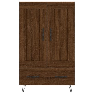 vidaXL Ντουλάπα Καφέ Δρυς 69,5x31x115cm από Επεξεργασμένο Ξύλο 1 τεμ.