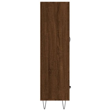 vidaXL Ντουλάπα Καφέ Δρυς 69,5x31x115cm από Επεξεργασμένο Ξύλο 1 τεμ.