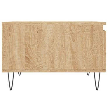 vidaXL Τραπεζάκι Σαλονιού Sonoma Δρυς 55x55x36,5cm Επεξεργασμένο Ξύλο 1 τεμ.