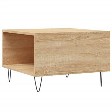 vidaXL Τραπεζάκι Σαλονιού Sonoma Δρυς 55x55x36,5cm Επεξεργασμένο Ξύλο 1 τεμ.
