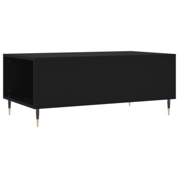 vidaXL Τραπεζάκι Σαλονιού Μαύρο 90x50x36,5cm Επεξεργασμ. Ξύλο 1 τεμ.