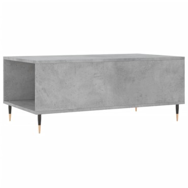 vidaXL Τραπεζάκι Σαλονιού Γκρι Σκυροδ. 90x50x36,5cm Επεξεργ. Ξύλο 1 τεμ.
