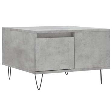 vidaXL Τραπεζάκι Σαλονιού Γκρι Σκυρ. 55x55x36,5cm Επεξεργ. Ξύλο 1 τεμ.