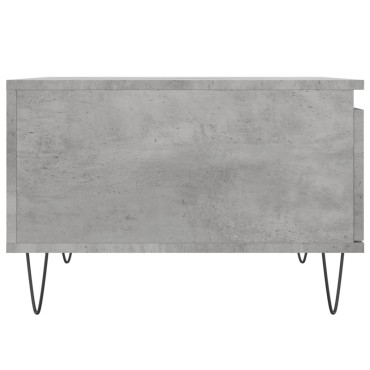 vidaXL Τραπεζάκι Σαλονιού Γκρι Σκυρ. 55x55x36,5cm Επεξεργ. Ξύλο 1 τεμ.