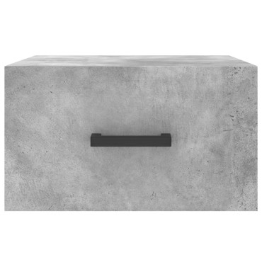 vidaXL Κομοδίνο Επιτοίχιο Γκρι Σκυροδέματος 35x35x20cm 1 τεμ.