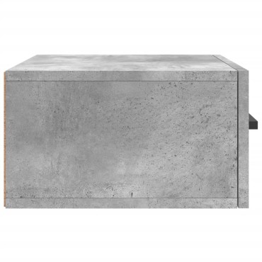 vidaXL Κομοδίνο Επιτοίχιο Γκρι Σκυροδέματος 35x35x20cm 1 τεμ.