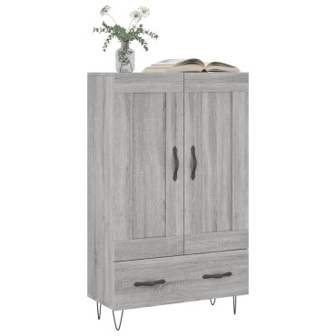 vidaXL Ντουλάπα Γκρι Sonoma 69,5x31x115cm από Επεξεργασμένο Ξύλο 1 τεμ.