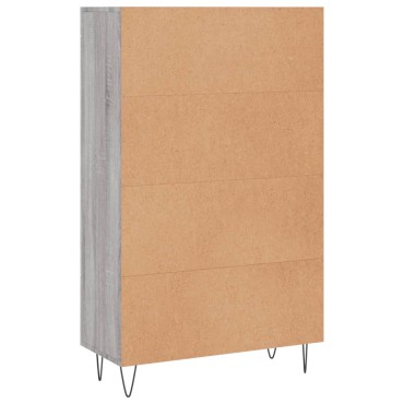 vidaXL Ντουλάπα Γκρι Sonoma 69,5x31x115cm από Επεξεργασμένο Ξύλο 1 τεμ.