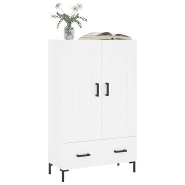 vidaXL Ντουλάπα Λευκή 69,5x31x115cm από Επεξεργασμένο Ξύλο 1 τεμ.