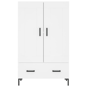 vidaXL Ντουλάπα Λευκή 69,5x31x115cm από Επεξεργασμένο Ξύλο 1 τεμ.