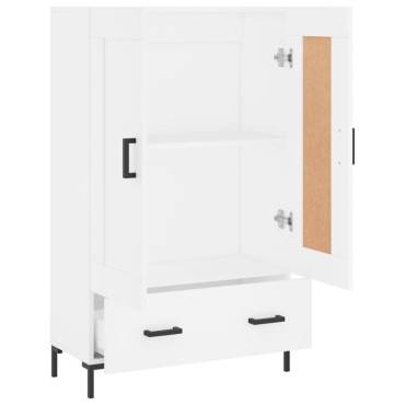 vidaXL Ντουλάπα Λευκή 69,5x31x115cm από Επεξεργασμένο Ξύλο 1 τεμ.