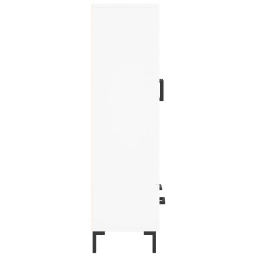 vidaXL Ντουλάπα Λευκή 69,5x31x115cm από Επεξεργασμένο Ξύλο 1 τεμ.