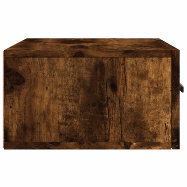 vidaXL Κομοδίνο Επιτοίχιο Καπνιστή Δρυς 35x35x20cm 1 τεμ.