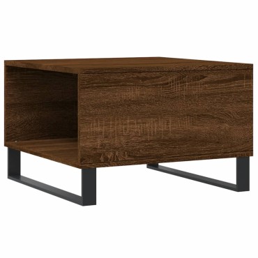 vidaXL Τραπεζάκι Σαλονιού Καφέ Δρυς 55x55x36,5cm Επεξεργασμένο Ξύλο 1 τεμ.