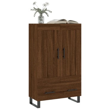 vidaXL Ντουλάπα Καφέ Δρυς 69,5x31x115cm από Επεξεργασμένο Ξύλο 1 τεμ.