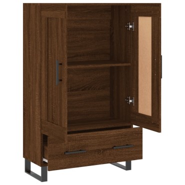 vidaXL Ντουλάπα Καφέ Δρυς 69,5x31x115cm από Επεξεργασμένο Ξύλο 1 τεμ.