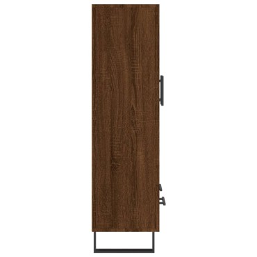 vidaXL Ντουλάπα Καφέ Δρυς 69,5x31x115cm από Επεξεργασμένο Ξύλο 1 τεμ.