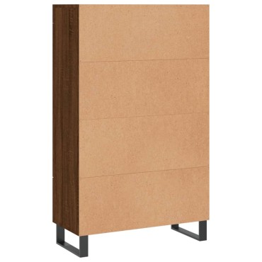 vidaXL Ντουλάπα Καφέ Δρυς 69,5x31x115cm από Επεξεργασμένο Ξύλο 1 τεμ.