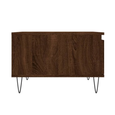 vidaXL Τραπεζάκι Σαλονιού Καφέ Δρυς 55x55x36,5cm Επεξεργασμένο Ξύλο 1 τεμ.