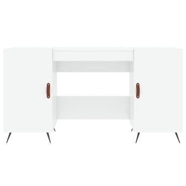 vidaXL Γραφείο Γυαλιστερό Λευκό 140x50x75cm Επεξεργασμένο Ξύλο 1 τεμ.