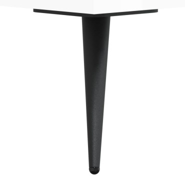 vidaXL Γραφείο Γυαλιστερό Λευκό 140x50x75cm Επεξεργασμένο Ξύλο 1 τεμ.