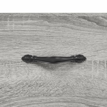 vidaXL Κομοδίνα Επιτοίχια Γκρι Sonoma 35x35x20cm