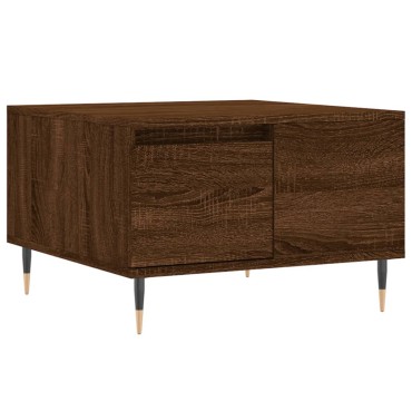 vidaXL Τραπεζάκι Σαλονιού Καφέ Δρυς 55x55x36,5cm Επεξεργασμένο Ξύλο 1 τεμ.