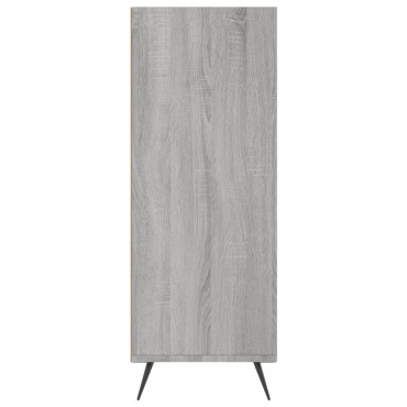 vidaXL Βιβλιοθήκη Γκρι sonoma 69,5x32,5x90cm από Επεξεργ. Ξύλο 1 τεμ.