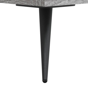 vidaXL Βιβλιοθήκη Γκρι sonoma 69,5x32,5x90cm από Επεξεργ. Ξύλο 1 τεμ.