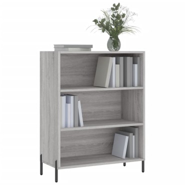 vidaXL Ραφιέρα Γκρι Sonoma 69,5x32,5x90cm από Επεξεργασμένο Ξύλο 1 τεμ.