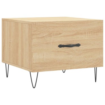 vidaXL Τραπεζάκι Σαλονιού Sonoma Δρυς 50x50x40cm Επεξεργασμένο Ξύλο 1 τεμ.