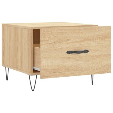 vidaXL Τραπεζάκι Σαλονιού Sonoma Δρυς 50x50x40cm Επεξεργασμένο Ξύλο 1 τεμ.