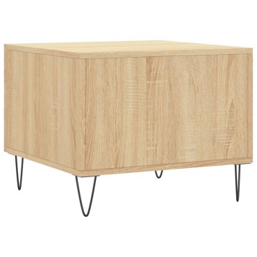 vidaXL Τραπεζάκι Σαλονιού Sonoma Δρυς 50x50x40cm Επεξεργασμένο Ξύλο 1 τεμ.