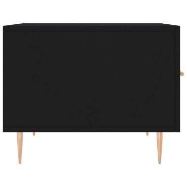 vidaXL Τραπεζάκι Σαλονιού Μαύρο 50x50x40cm από Επεξεργασμένο Ξύλο 1 τεμ.