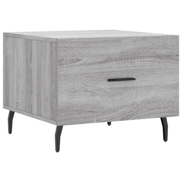 vidaXL Τραπεζάκι Σαλονιού Γκρι Sonoma 50x50x40cm Επεξεργασμένο Ξύλο 1 τεμ.