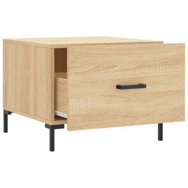 vidaXL Τραπεζάκι Σαλονιού Sonoma Δρυς 50x50x40cm Επεξεργασμένο Ξύλο 1 τεμ.