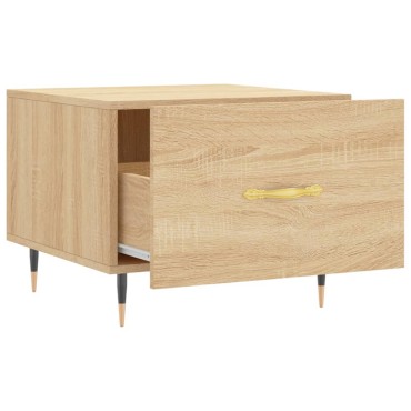 vidaXL Τραπεζάκι Σαλονιού Sonoma Δρυς 50x50x40cm Επεξεργασμένο Ξύλο 1 τεμ.