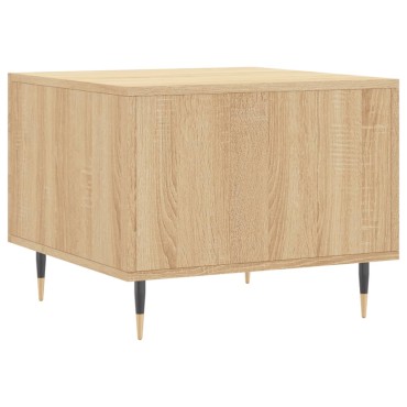 vidaXL Τραπεζάκι Σαλονιού Sonoma Δρυς 50x50x40cm Επεξεργασμένο Ξύλο 1 τεμ.