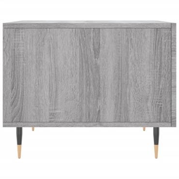 vidaXL Τραπεζάκι Σαλονιού Γκρι Sonoma 50x50x40cm Επεξεργασμένο Ξύλο 1 τεμ.