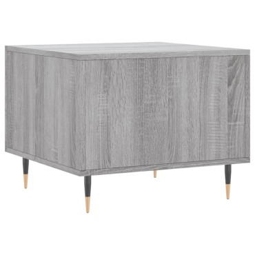 vidaXL Τραπεζάκι Σαλονιού Γκρι Sonoma 50x50x40cm Επεξεργασμένο Ξύλο 1 τεμ.